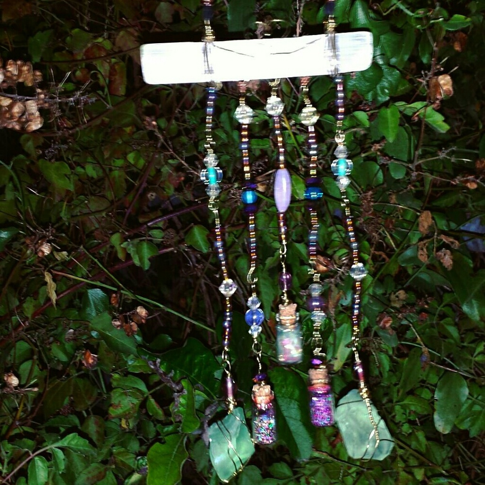 SOLD• Selenite suncatcher
